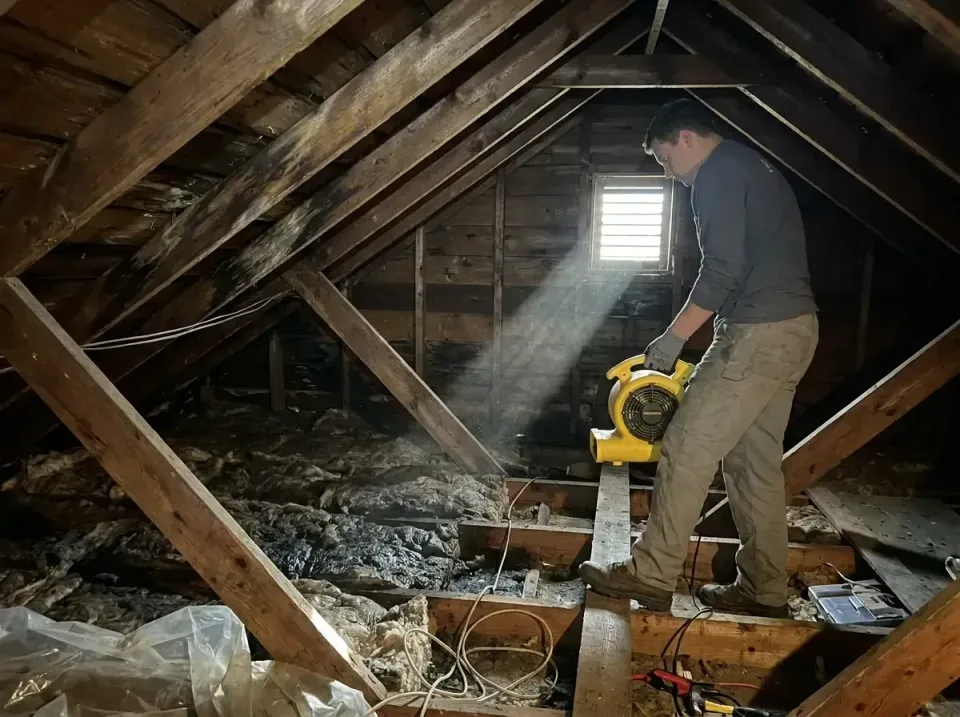 attic-water-damage-drying-proc-007 — frequently asked questions, Emergency Water Extraction & 24/7 Flood Response in Moline,…